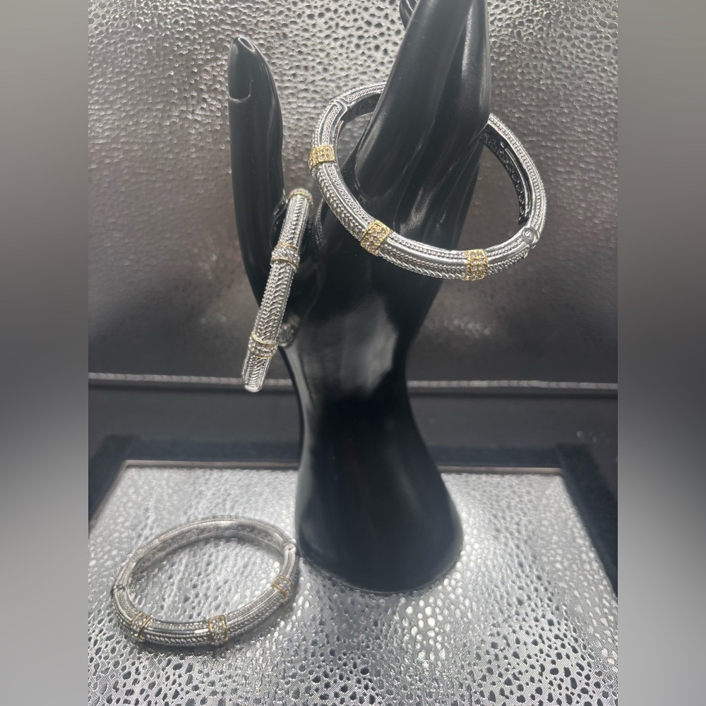 Elegant Silver and Gold Women's Bangles 79.00 Each
